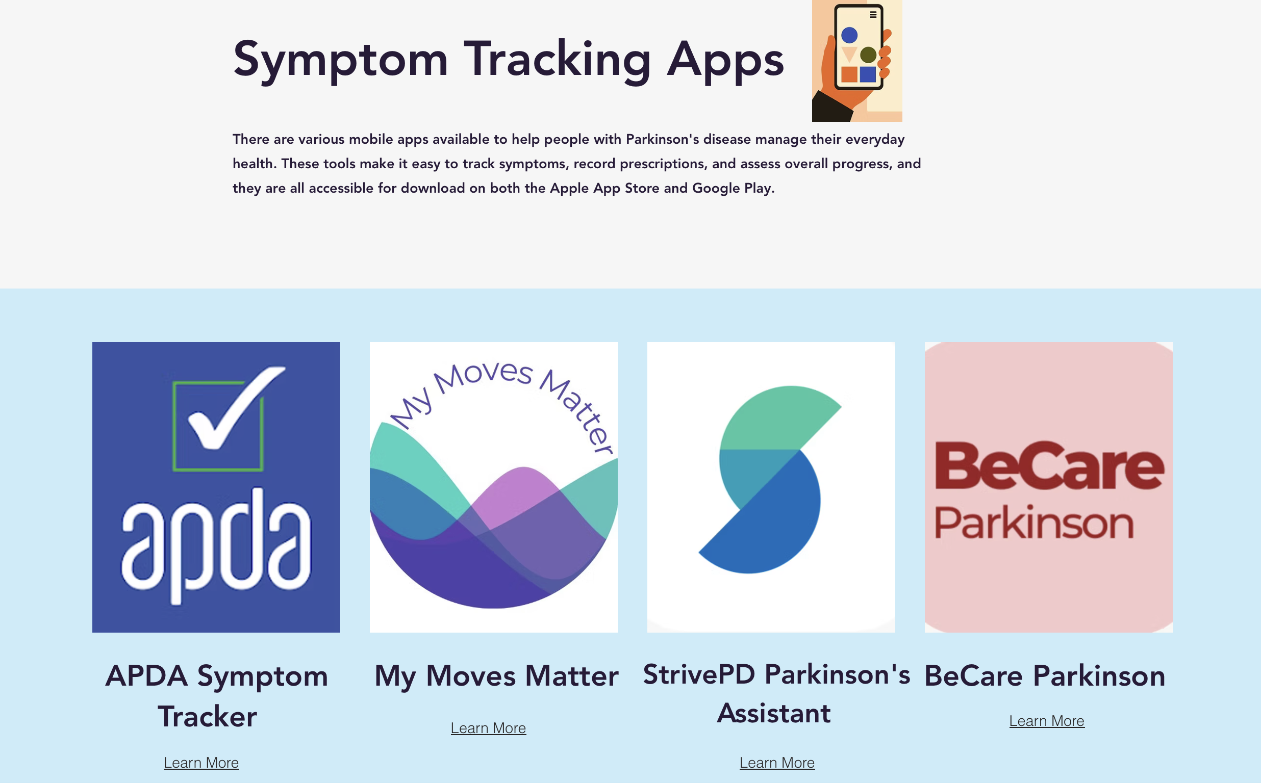 Symptom Tracking Apps